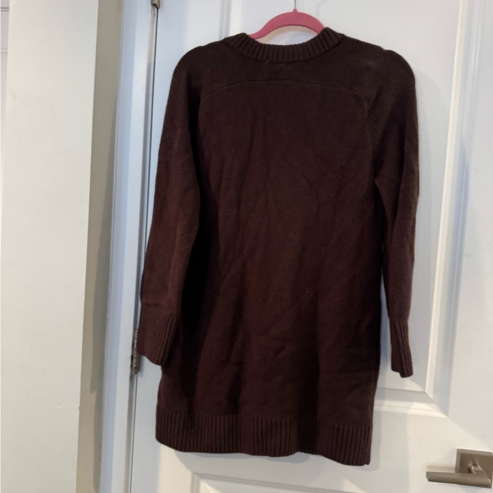 Abercrombie Long-Sleeve Cardigan Mini Sweater Dress - small petite - Picture 5 of 5